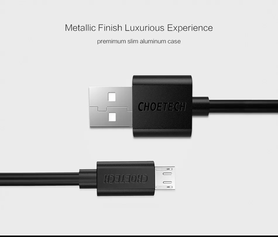 CHOETECH 2.4A Micro USB кабель для быстрой зарядки USB кабель для передачи данных мобильный телефон зарядный кабель для huawei samsung Android планшет кабель