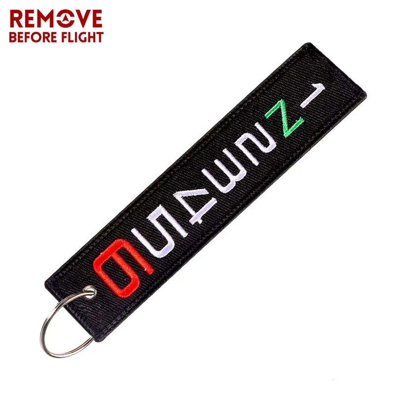 

One Piece Fashion Launch Key Chain Stalls Tag Embroidery Keychain OEM Keychains for Motorcycles and Cars 6 5 4 3 2 N 1 Bijoux