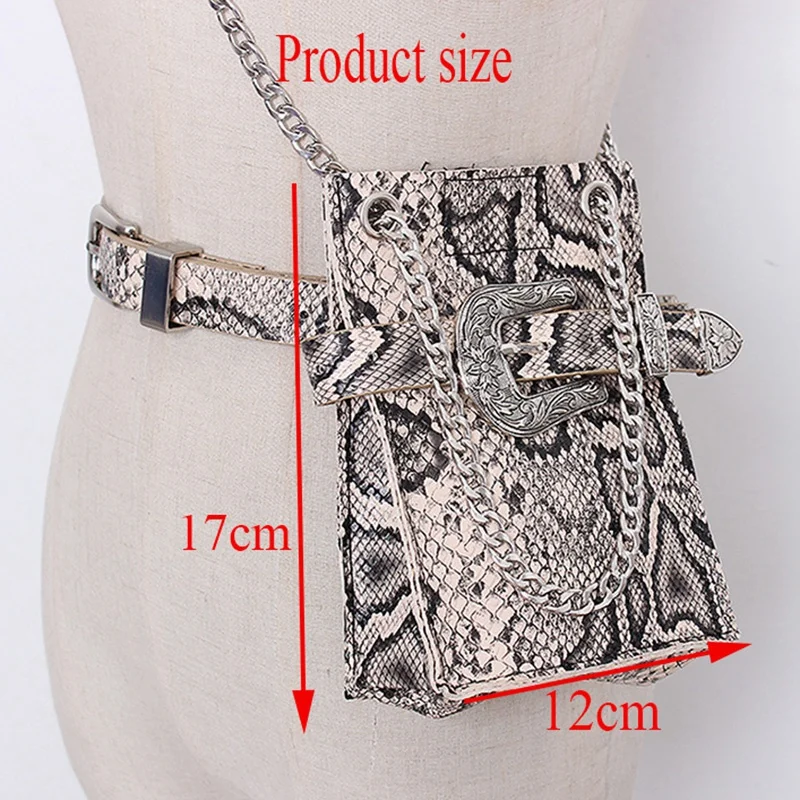 Поясная Сумка для женщин из змеиной кожи поясная сумка модный ремень сумка женская маленькая сумка для телефона сумки через плечо