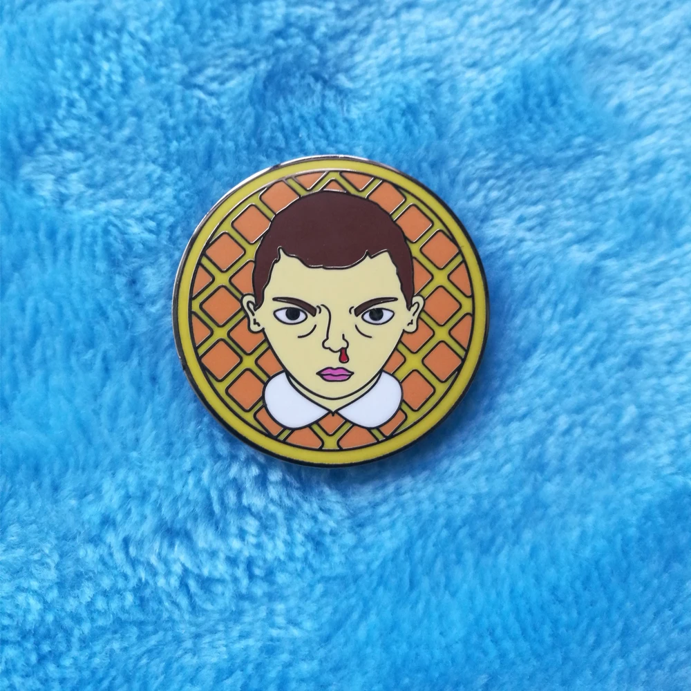 Значок на булавке одиннадцать из сериала очень странные дела badge badge badgesbadge pin