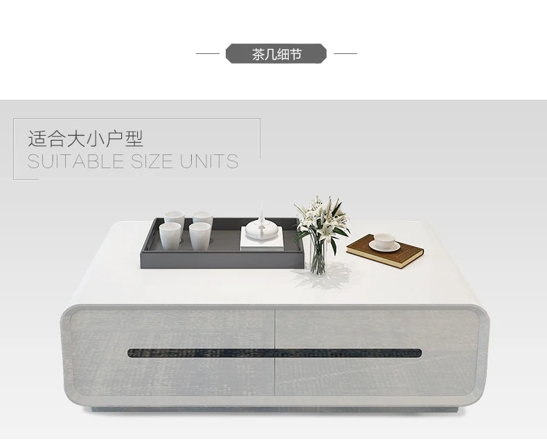 Natural designer wooden panel Coffee Table Living Room Home Furniture minimalist modern rectangle mesas de centro table basse