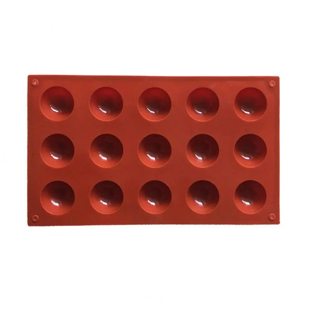 

Non-Stick 15/24 Cavity Mini Half Sphere Silicone Mold Ice Tray Baking Pan Moulds Baking Truffle Dessert Cake Decorating Tools