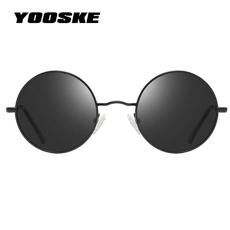 Солнцезащитные очки YOOSKE круглые для мужчин и женщин uv 400 небольшие