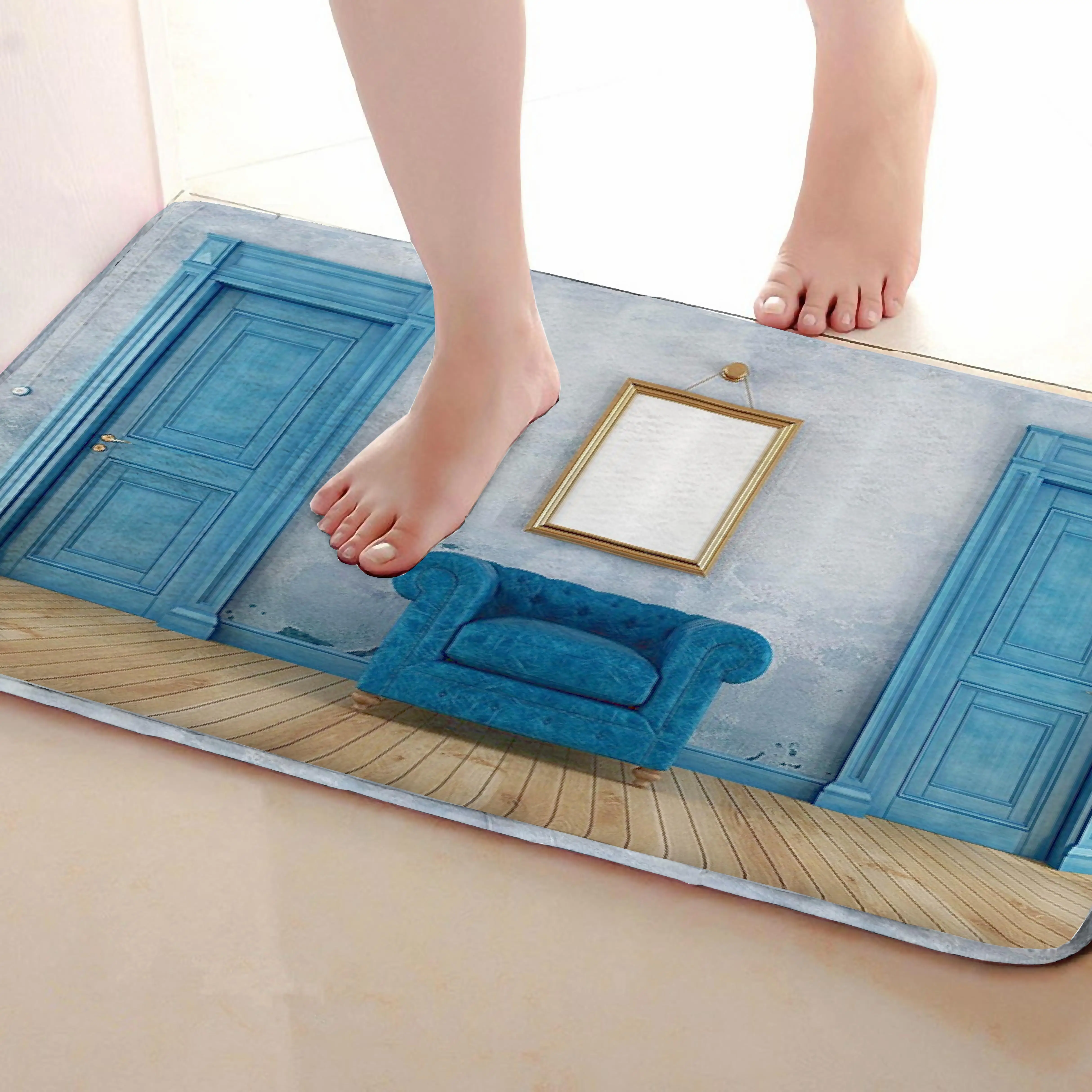 Диван стиль Коврики для улицы, смешной Противоскользящий коврик для ванной, дверные коврики, дверные коврики под входную дверь