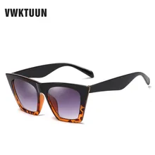 Vwktuun Винтажные Солнцезащитные очки женские квадратные очки негабаритные солнцезащитные очки для женщин модные очки женские спортивные Тени новые очки