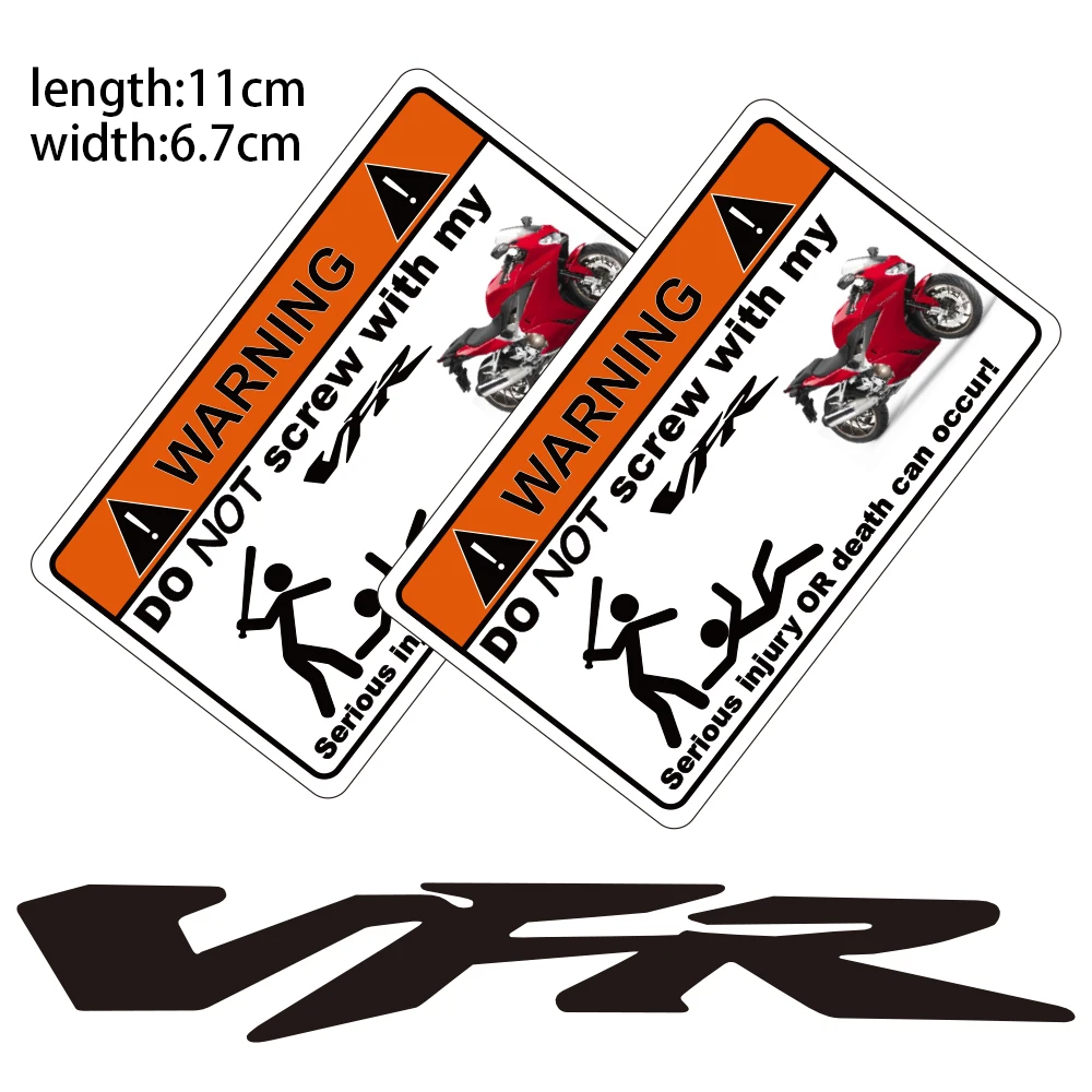 

KODASKIN Motorcycle Cheap Creative Warning Sticker Decal for Honda VFR