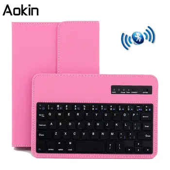 

Universial Bluetooth keyboard With Leather Case 9"-10" tablet Keyboard Smart Case Folio Protection & Built-in Stand