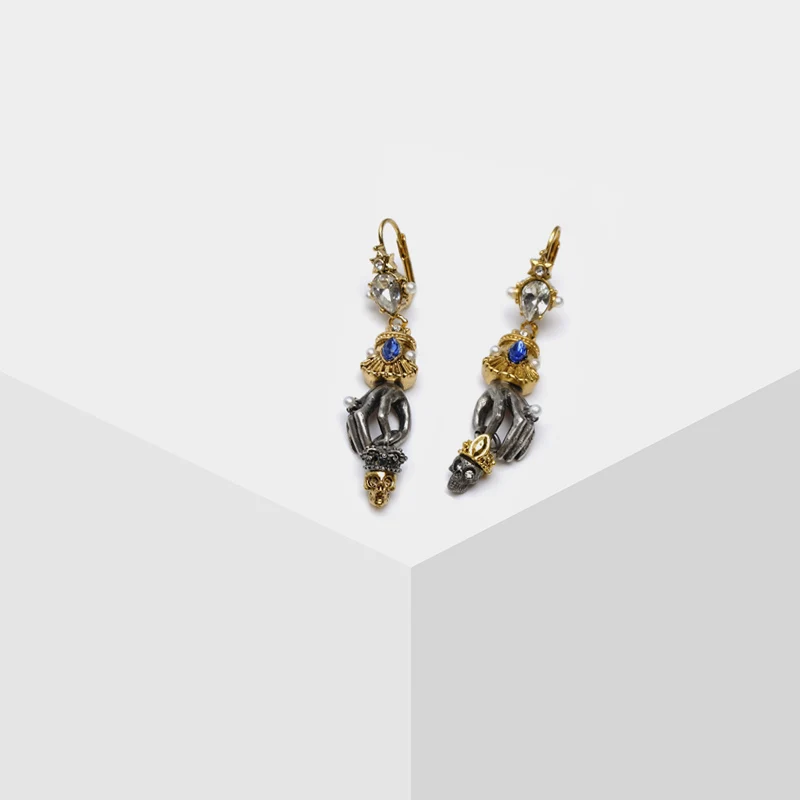 

Vintage design skeleton drop earrings