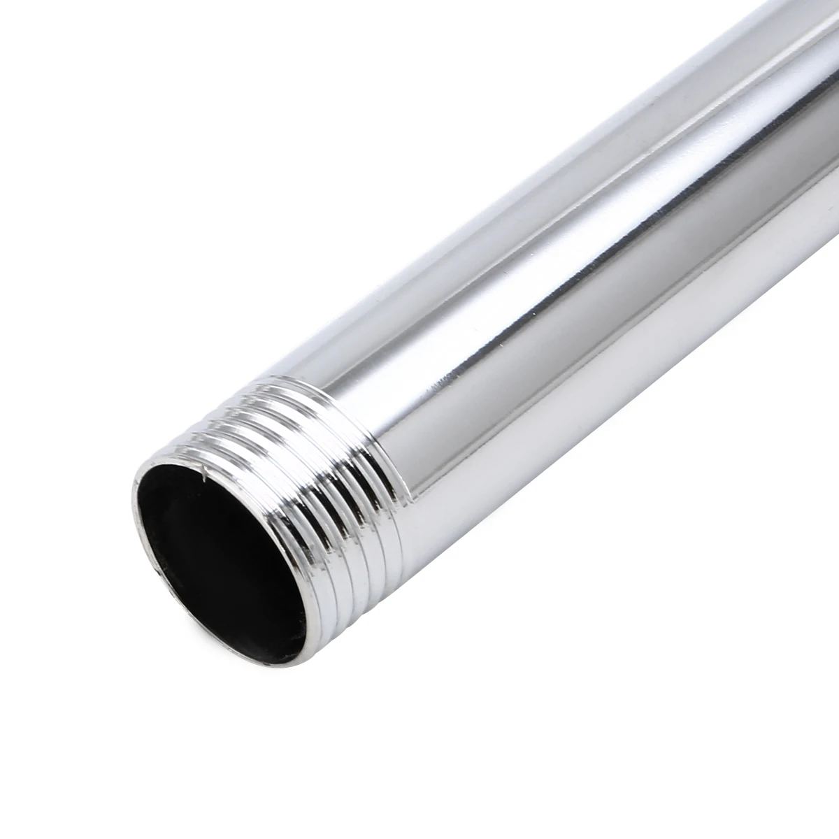 New 60cm Stainless Steel Shower Arm Wall Mounted Extension Rain Shower Head Arm Bracket Install Easy For Bathroom Use