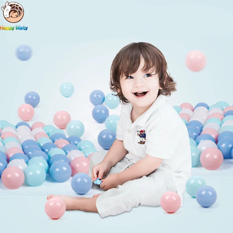 

100 pcs lot Eco-Friendly Colorful Ball Plastic Ocean Ball Funny Baby Kid Swim Pit Toy Water Pool Ocean Wave Ball