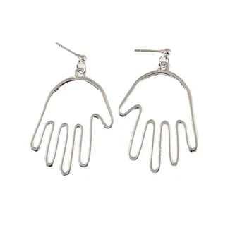 

Metal Earrings Exaggerated Hollow Earrings