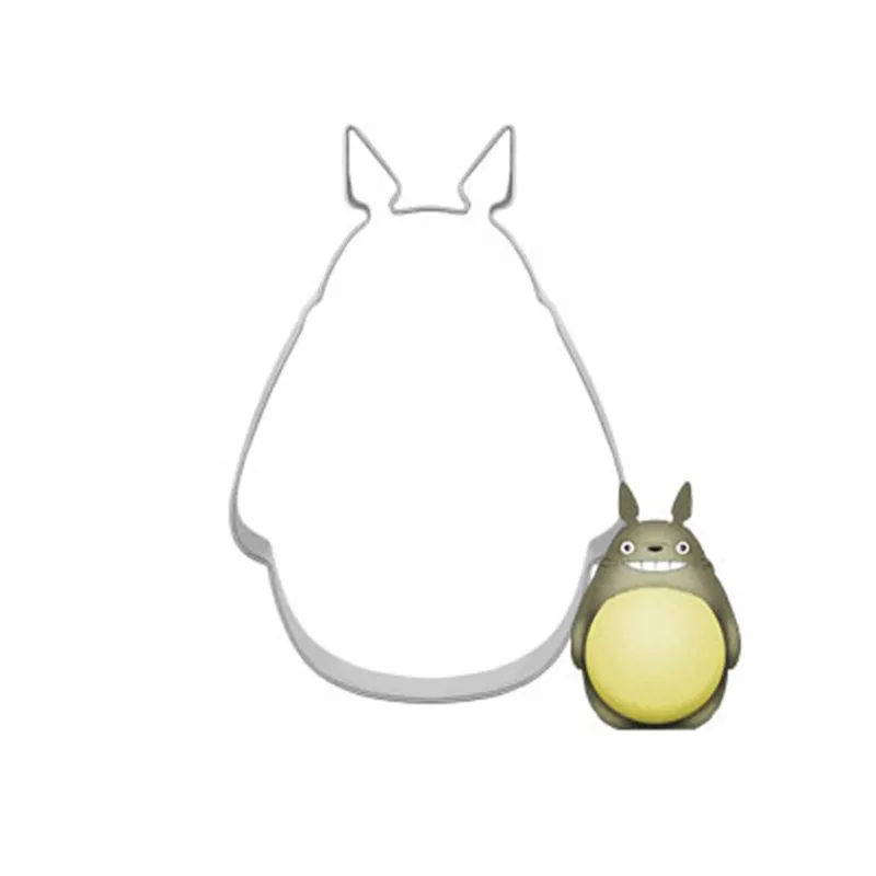 

Cute Totoro Cake Mould for Fondant Confectioner Biscuit Stamp Cookie Cutter Tools Form Stainless Steel Metal Bakeware