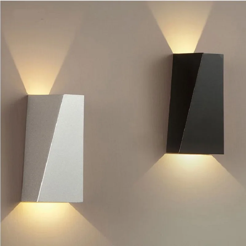 

Outdoor Indoor LED Wall Lights Simple Modern Creative Double Head Lamps Bedside Corridor Balcony Courtyard Decoration Luminary