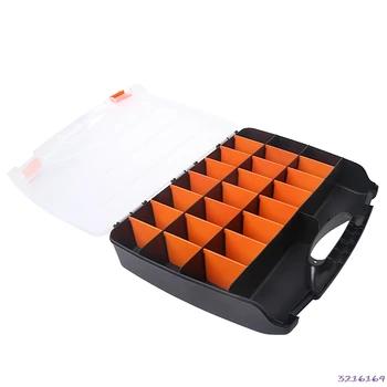 

B-460 Large Hand Tools Storage Case Spanner Screwdriver Parts Hardware Organizer Box-38#