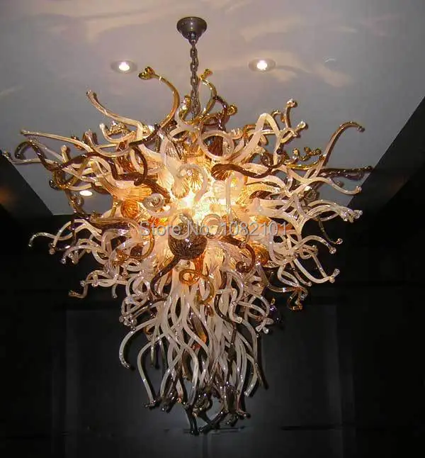 

High Grade Lighting Blown Glass Chandelier Modern