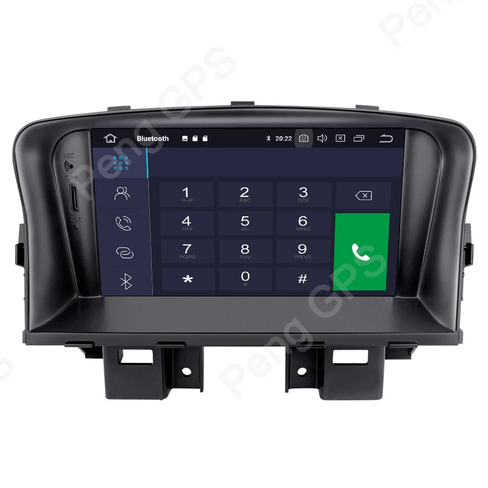 1024*600 2 Din Android 9,0 Автомобильный CD dvd-плеер gps навигация для Chevrolet Cruze 2008 2009 2010 2011 2012 1080P видео головное устройство