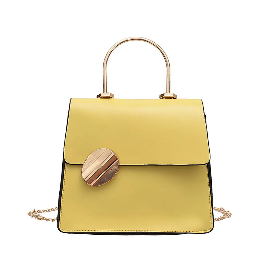 

2019 Women Messenger Bag Fashion Ladies Crossbody Bag Letter Hasp Solid Bags Chain Trendy Small Flap Handbag