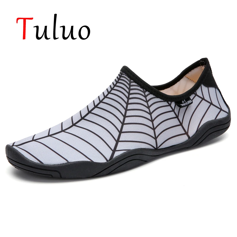 

TULUO Summer Unisex Sneakers Water Swimming Shoes Upstream Seaside Beach Light Aqua Shoes Yoga Diving Barefoot Socks Masculino