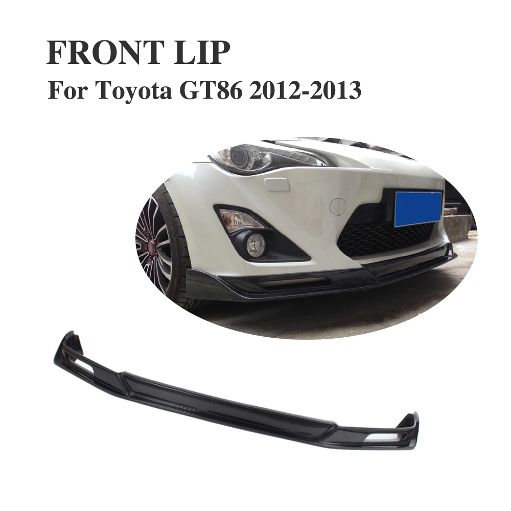 

Передний бампер спойлер из углеродного волокна, пригодный для Toyoyta GT86 FT86 Scion FR-S 2013