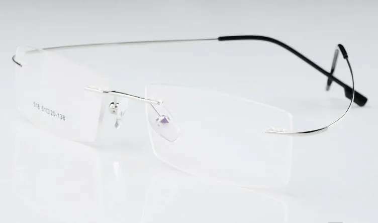 Cena Eyesilove ultralekki mężczyźni Titanium Alloy Rimless okulary dla osób z krótkowzrocznością kobiety okulary dla krótkowidzów okulary na receptę 0.50 do 6.00