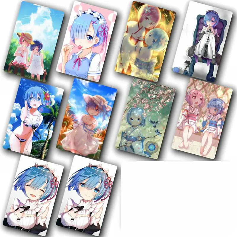 Re: Zero Kara Hajimeru Isekai Seikatsu Sticker 100pcs Different Style Anime Stickers Bus ID Waterproof Card Stikers Classic Toys
