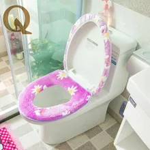 Зимние унитаза чехол коралловый флис теплые Ковры Чехлы для сиденья унитаза мягкие удобные детские горшок сиденья пальто туалет случае