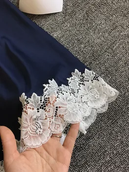 

2019 Satin Sleepwear Women Ladies Nightwear Nightdress Sexy Lingerie with Chest Pads 3.5