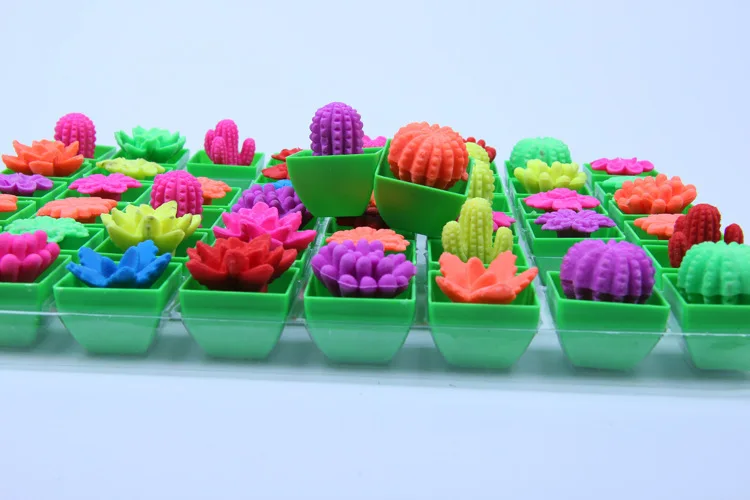 10 шт. выращиваемые в воде цветок кактус бонсай Расширение игрушка в форме растения волшебные игрушки для детей кактус может выращивать игрушки GYH