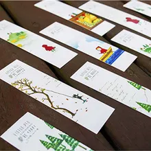 30 шт./кор. Красная Шапочка для верховой езды бумага Bookmarks kawaii канцелярский держатель для книг открытка школьные принадлежности papelaria подарки для детей