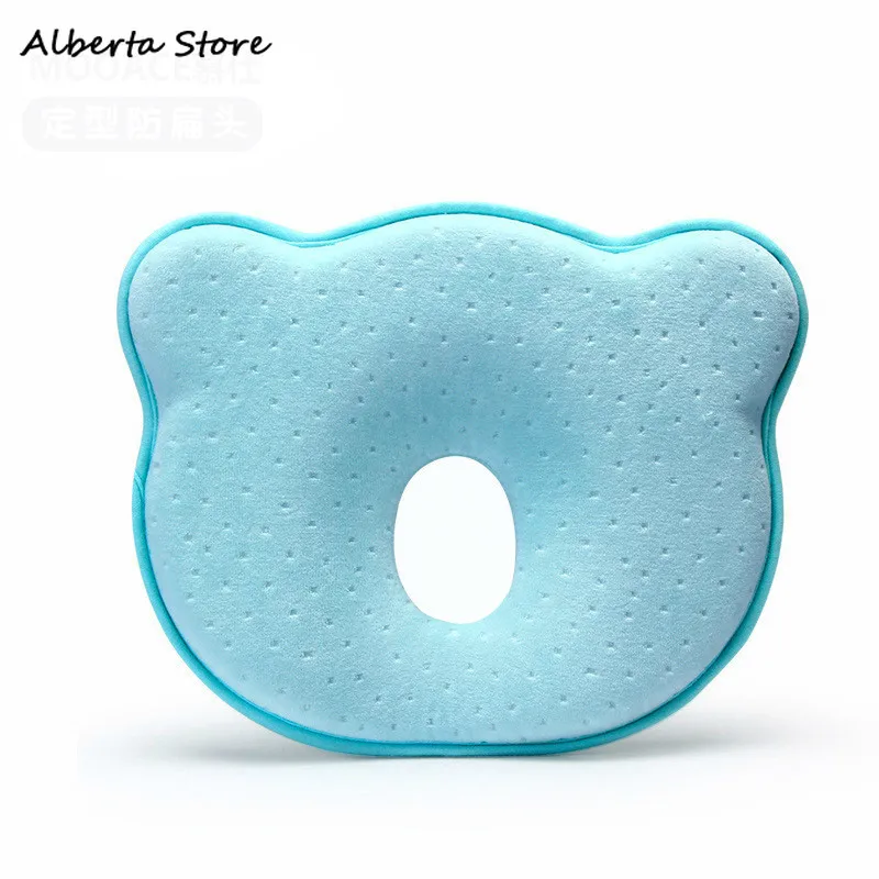 

Baby Pillow 0-1 Year Old Anti-skewed Bear Stereotyped Pillow Neonates Correct Flat-headed Baby Pillow Memory Pillow