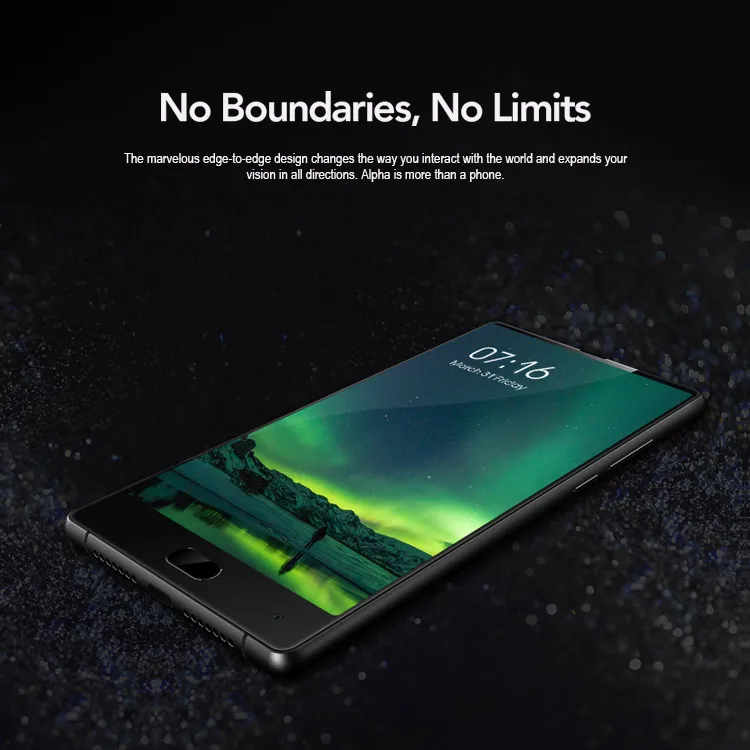 MAZE ALPHA 4GB RAM 64GB ROM MTK Helio P25 2.5GHz Octa Core 6.0 Inch 2.5D Corning Gorilla Glass FHD Screen Dual Camera Android 7.0 4G LTE Smartphone
