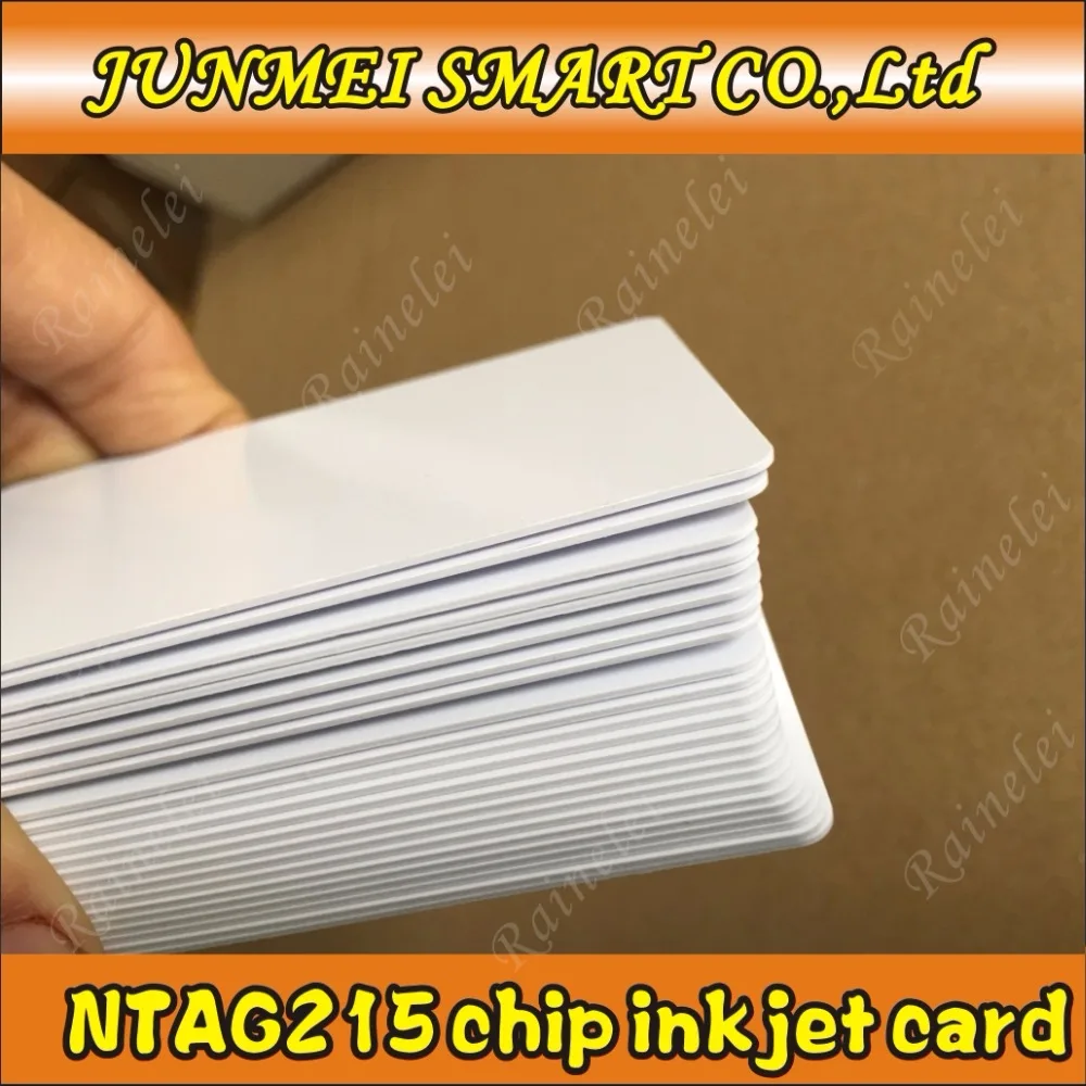 100 шт. nfc 215 чип карта для струйной печати NFC может быть написана Tagmo работает с