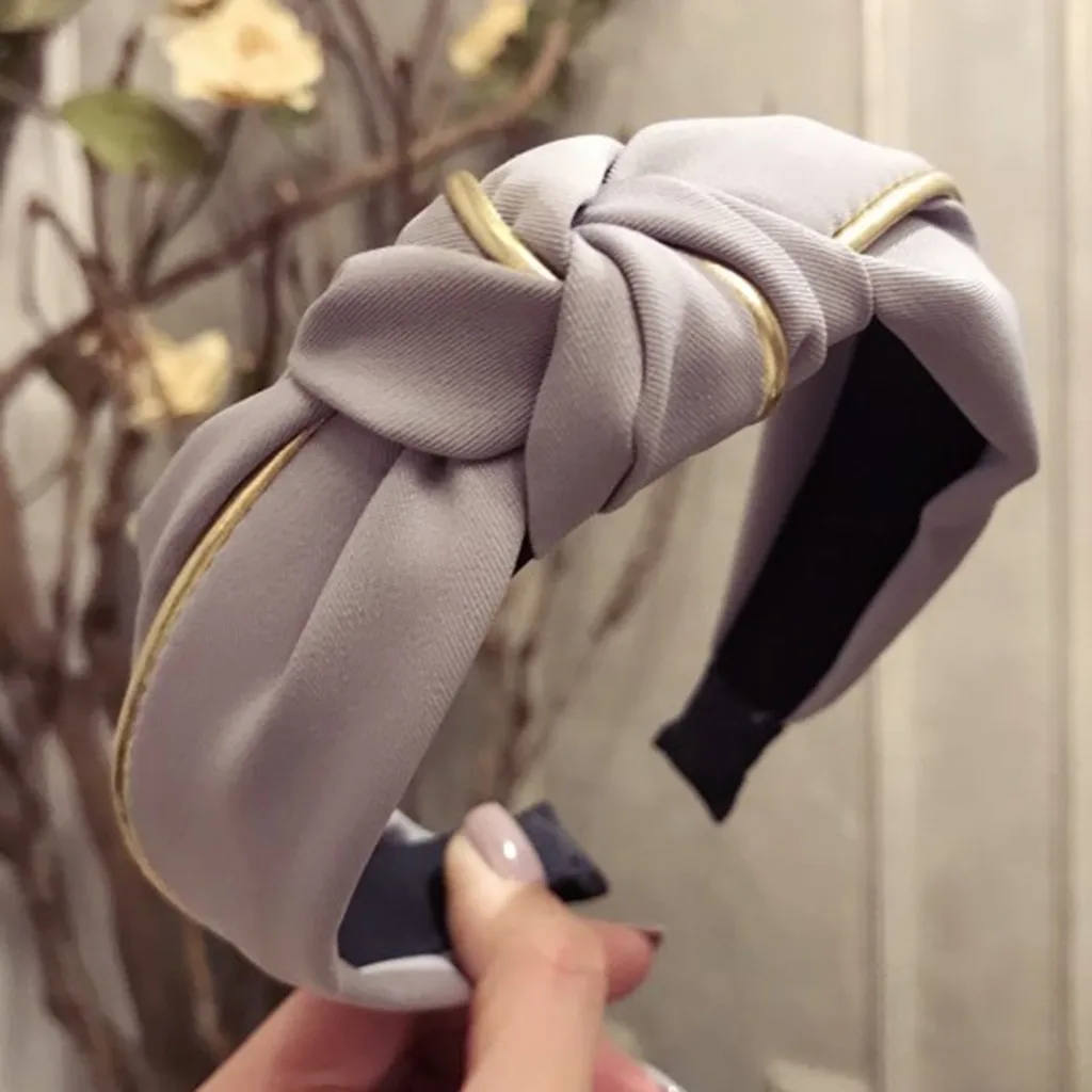 

2019 JAYCOSIN Fashion Women's Headwrap Hairband Bow Knot Cross Tie Velvet Hair Band Accessories April1 P30