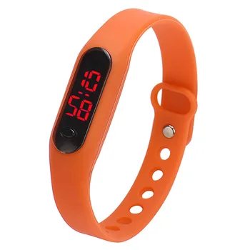 

YCYS-Fashion child movement Silica gel LED Watch Orange