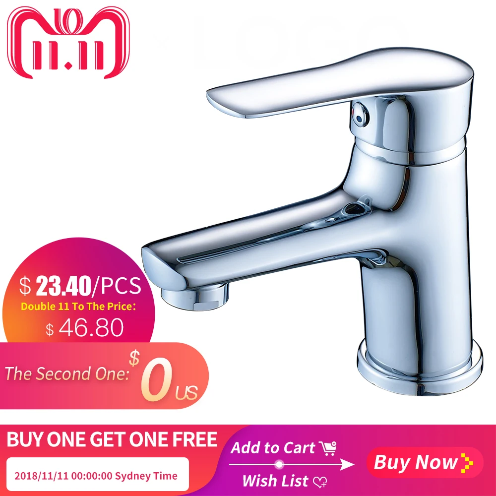 

Double 11.11 BUY ONE GET ONE FREE Bathroom Basin Faucets Single Hole 11.10/11.11/11.12 00:00 (Sydney Time) Add to Cart&Wish List