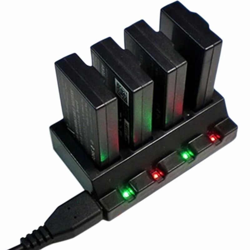 

4 In 1 Port USB Battery Charger For Parrot Minidrones Rolling Spider Mambo Drone