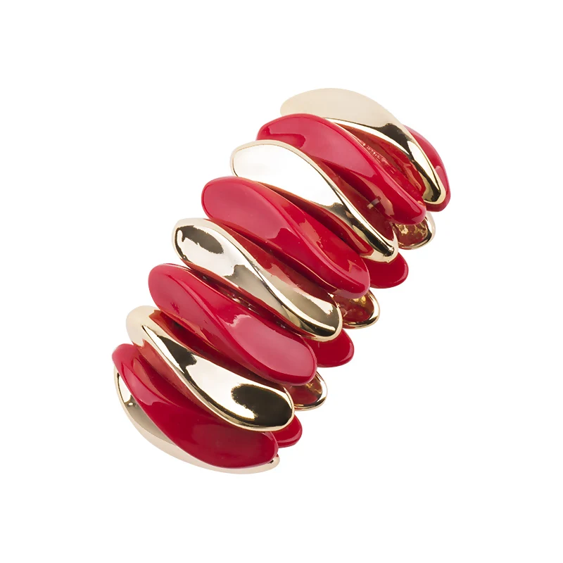 Classic Resin Cuff Bracelet Bangles for Women Fashion New Stretch Colourful Acrylic Bracelet Simple Charm Weddinng Gifts Jewelry (3)