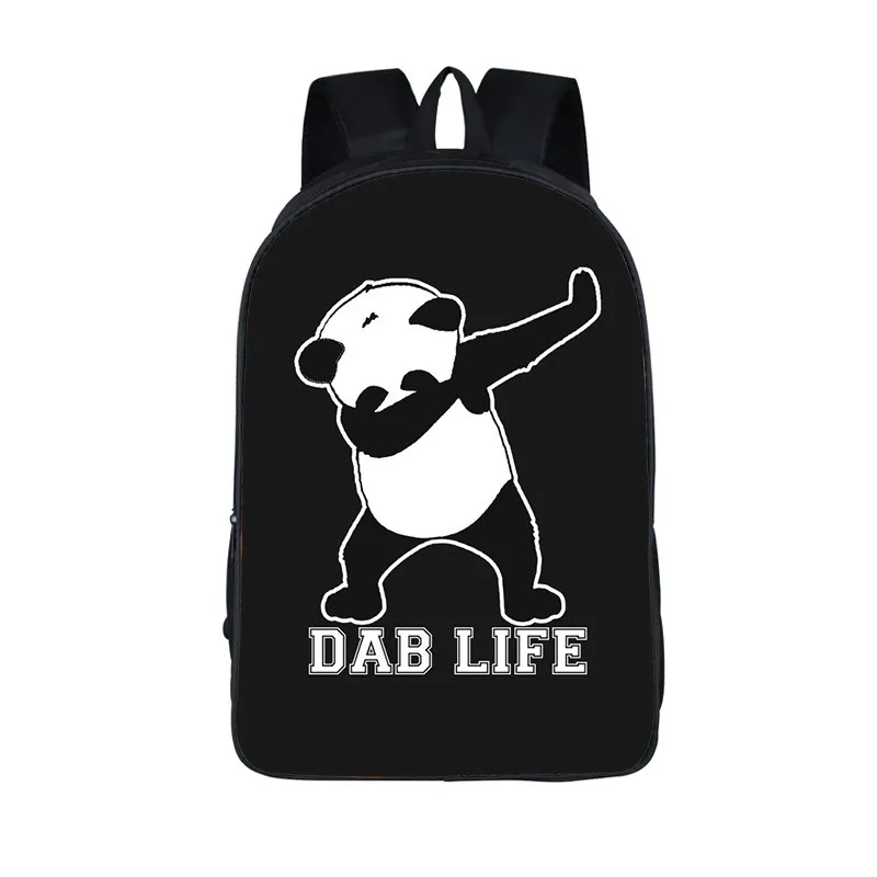Best Dab Panda Backpack Women Laptop School Bag for Teenagers Girls 16 Inch Kindergarten Book Bag rugzak vrouwen Toddlers Funny Bag