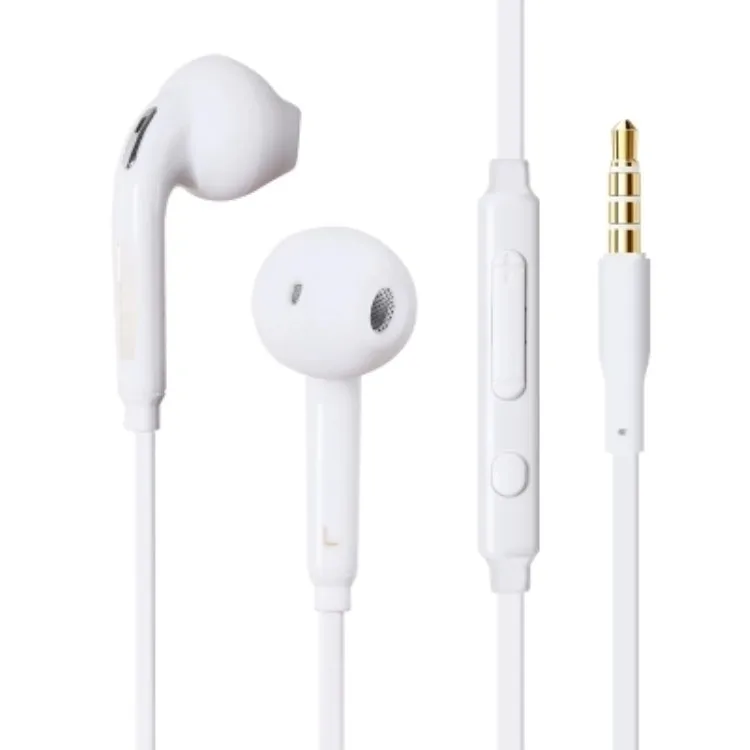 

Stereo Sound Earphone With Mic For Samsung S6 Edge In-Ear Earphone Music Bass 3.5mm Jack Wired Earbuds Volume Control Headset
