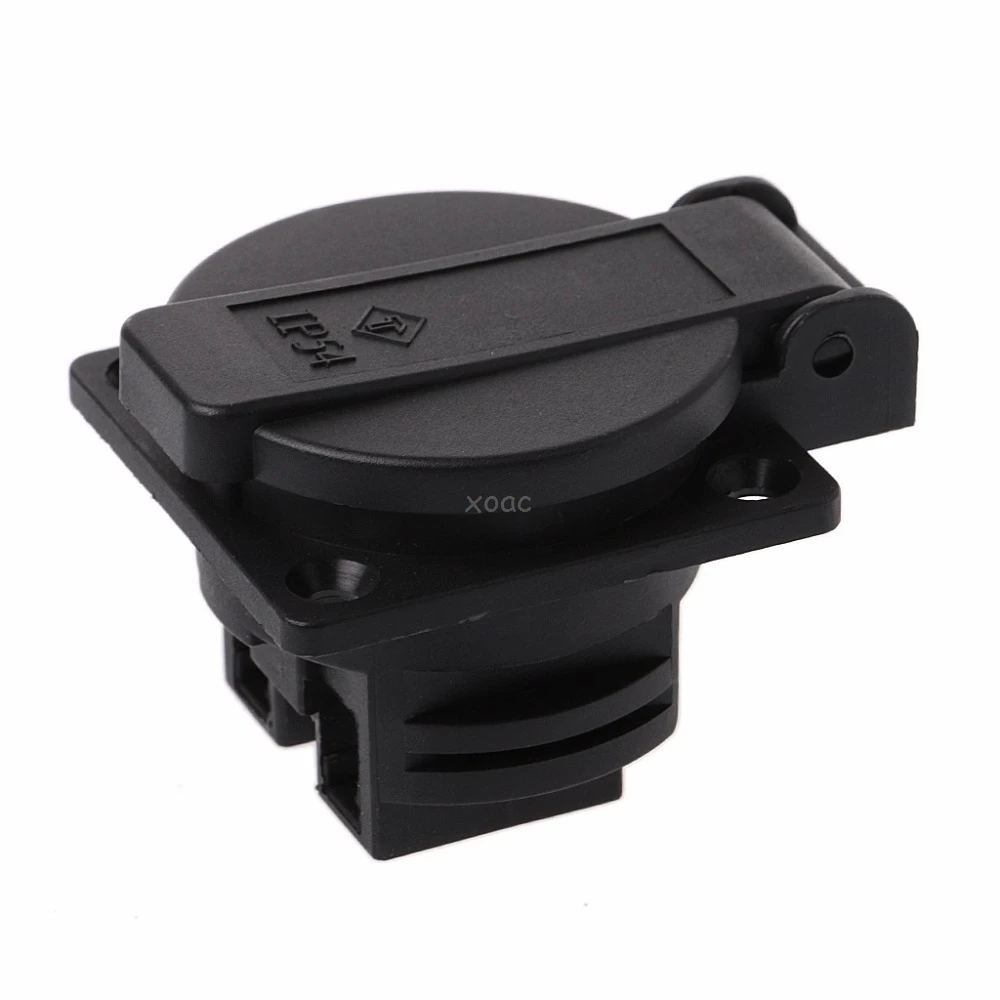 

AC 250V 16A German Standard Power Outlet Single Plug Waterproof Wall Socket M30 dropshipping