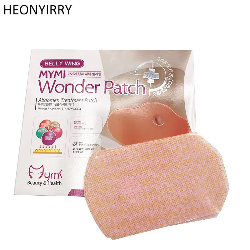 30 Days 10Pc MYMI Quick Wonder font b Slimming b font Patch Belly Slim Patch Abdomen