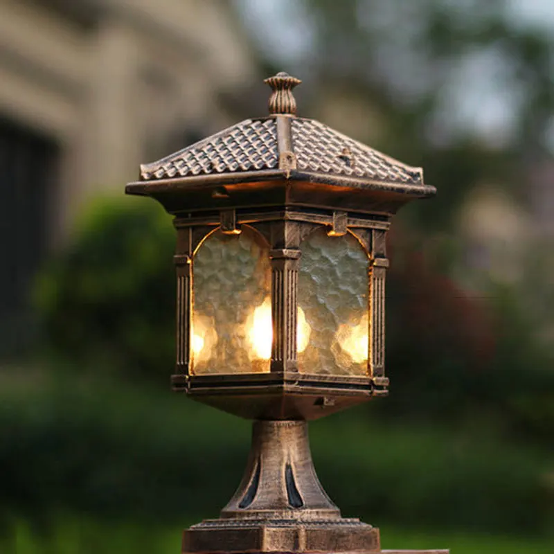 popular outdoor column lights buy cheap outdoor column christmas street lamp post