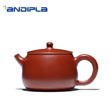 230 ml аутентичный китайский чайник для заварки чая Фиолетовый Глиняный заварочный чайник сырье ручной работы руды Dahongpao грязи горшок Zisha офисные Чай церемонии Чёрный чай чайник подарки
