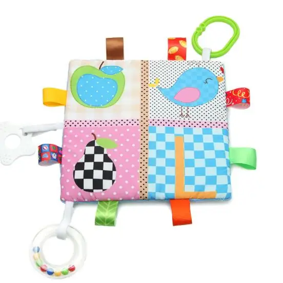 

Lovely Cartoon Baby Calm Teether Toy Baby Comforter Towel Baby Appease Towel Newborn Infant Hand Grasping Toy for girl or baby