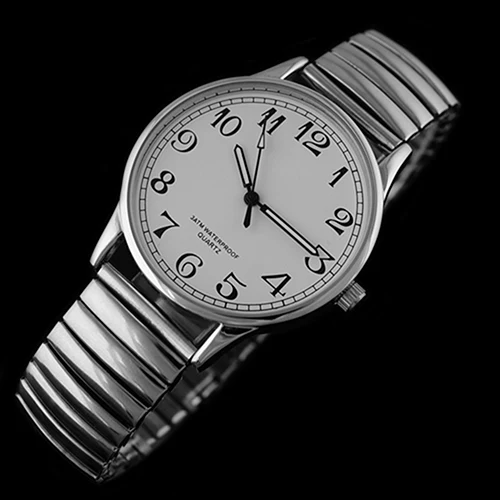 Горячая Распродажа, популярные часы для влюбленных пар, мужские и женские дизайнерские винтажные кварцевые аналоговые растягивающиеся наручные часы из сплава, 1MAG 6T5K