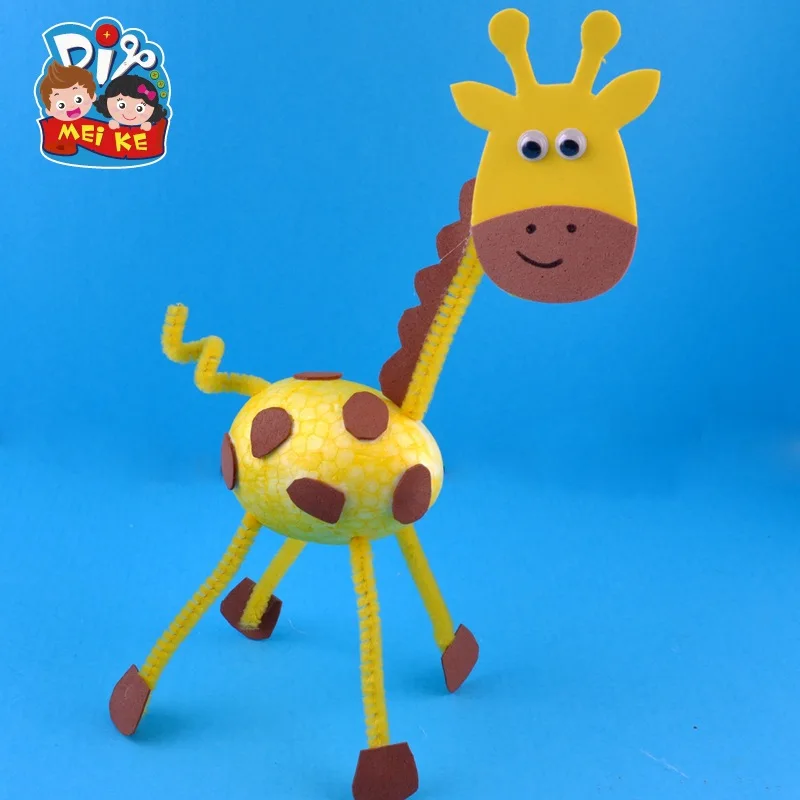 Игрушки для детей поделки самодельные 3D Животные детский сад Обучающие раннего