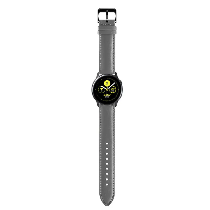 Leather Watch Band Replacement Watch Wrist Strap Band For Samsung Galaxy Watch active 20mm 220mm Softness Elegant 40MR2725