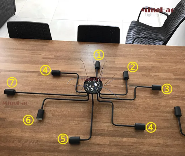 Nowoczesny LED sufitowy żyrandol oświetlenie salon sypialnia żyrandole Creative Home Lighting oprawy Darmowa wysyłka -