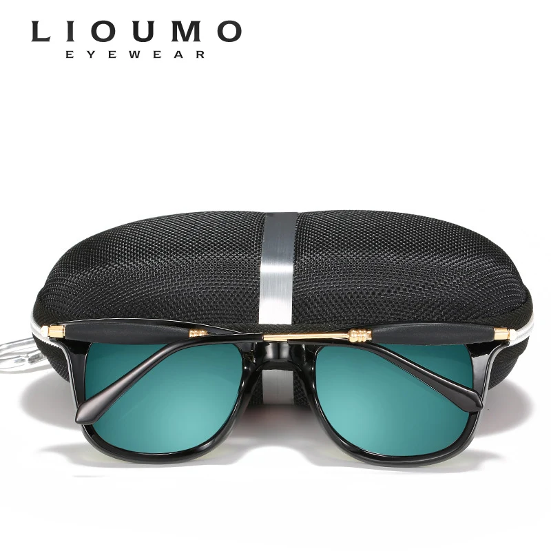 New Brand Design Sunglasses Men Polarized Driving Travelling Male Square Unique Vintage Style Frame Eyewear UV400 Gafas De Sol 