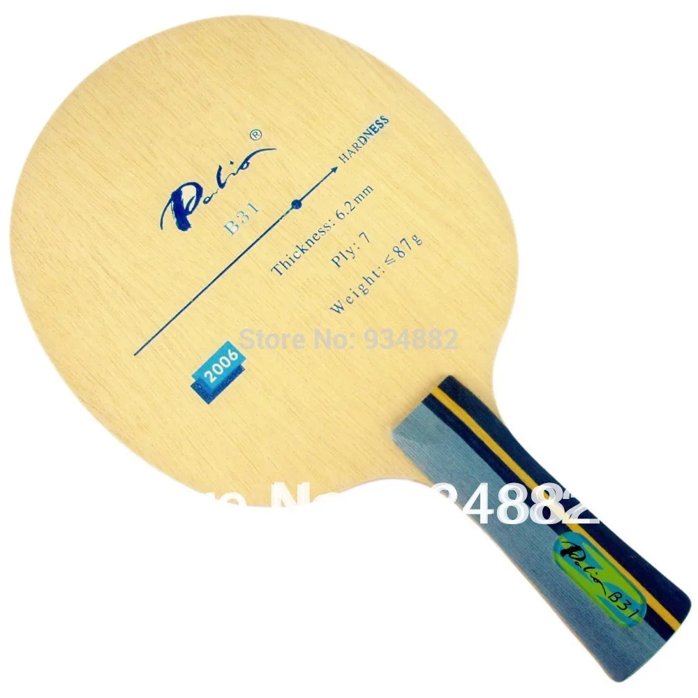 Palio официальный B-31 B31 настольный теннис лезвие 7ply чистого дерева быстрая атака с петлей для настольного тенниса игры пинг-понг игры